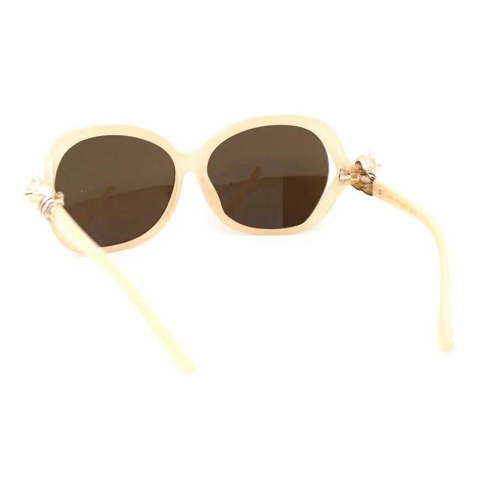 Womens Designer Inspired‎ Sunglasses, Leopard Embellished Frame UV400 Unique New